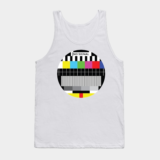 TV Test signal Tank Top by madeinchorley